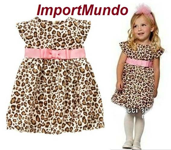 Vestido Leopardo Infantil